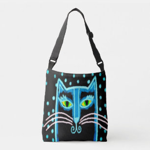 Saco de Tote Negro Funky