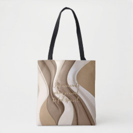 Saco de Tote no abstrato na moda gráfico