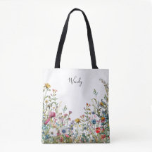 Saco de Tote Personalizado do Jardim da Natureza