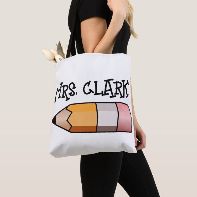 Saco de Tote PERSONALIZADO DO PROFESSOR (Close Up)