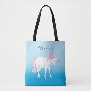 Saco de Tote Personalizado do Unicorn