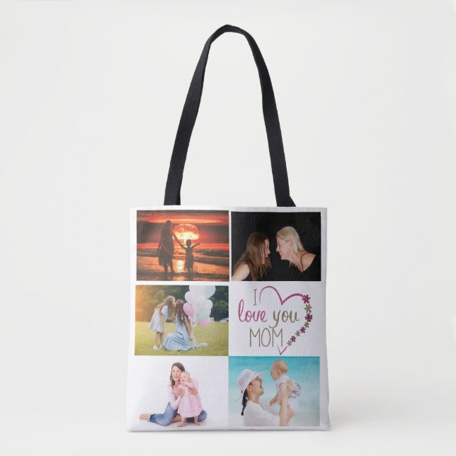 Saco de Tote Personalizado para dia de as mães (Frente)