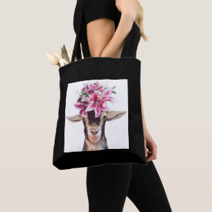 Saco de Tote (preto) - Lily e Posey os Caprinos