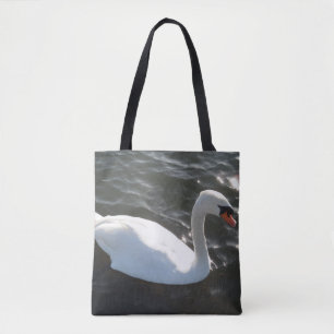 Saco de Tote Swan Branco