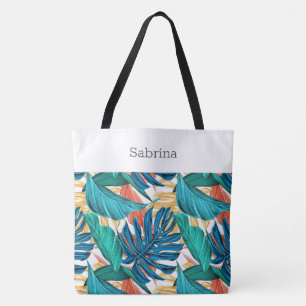 Saco de Tote Tropical Monograma Chic