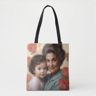 Saco do Amor da Vovó - Saco de Tote da Vovó e Cria