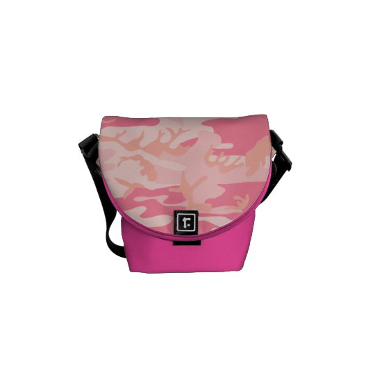 Saco do messneger da camuflagem cor-de-rosa do bolsas mensageiro