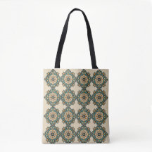 Saco Floral Motif Tote