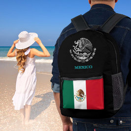 Saco mexicano, bandeira mexicana, emblema/patriota