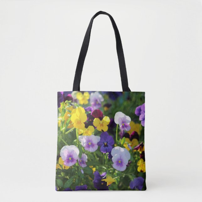 Saco Pansies Tote (Frente)