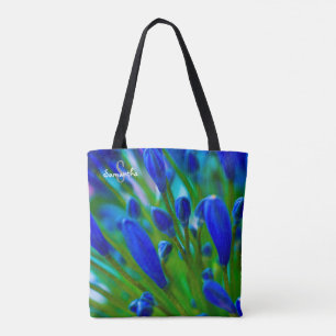 Saco Tote Agapanthus Azul