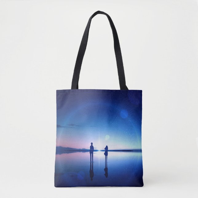 Saco Tote All-Over-Impressão, Médio (Frente)