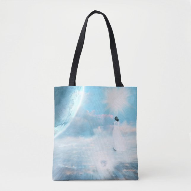 Saco Tote All-Over-Impressão, Médio (Frente)