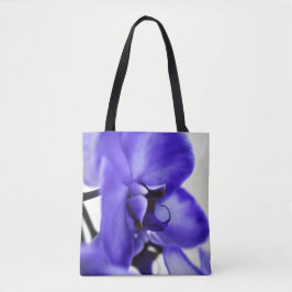 Saco Tote Arte Floral de Orquídea 