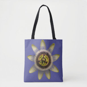 Saco Tote Botânico Flor da Paixão
