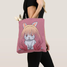 Saco Tote Coelho numa Peruca