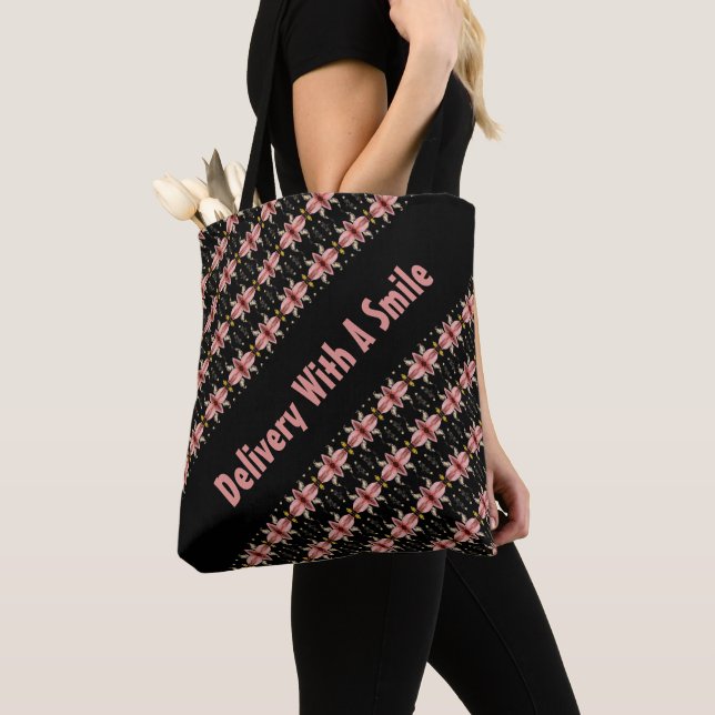 Saco Tote com Estampa de Entrega com Sorriso (Close Up)