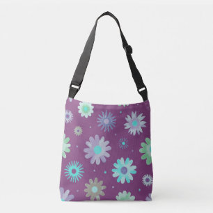 Saco Tote com Padrão Floral Abstrato