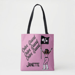 Saco Tote de Bandeira Personalizado (Flor Rosa) B