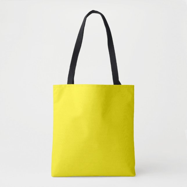 Saco Tote de Cor Sólida Simples (Frente)