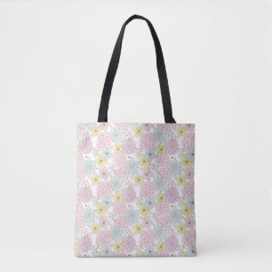 saco tote de flores de primavera
