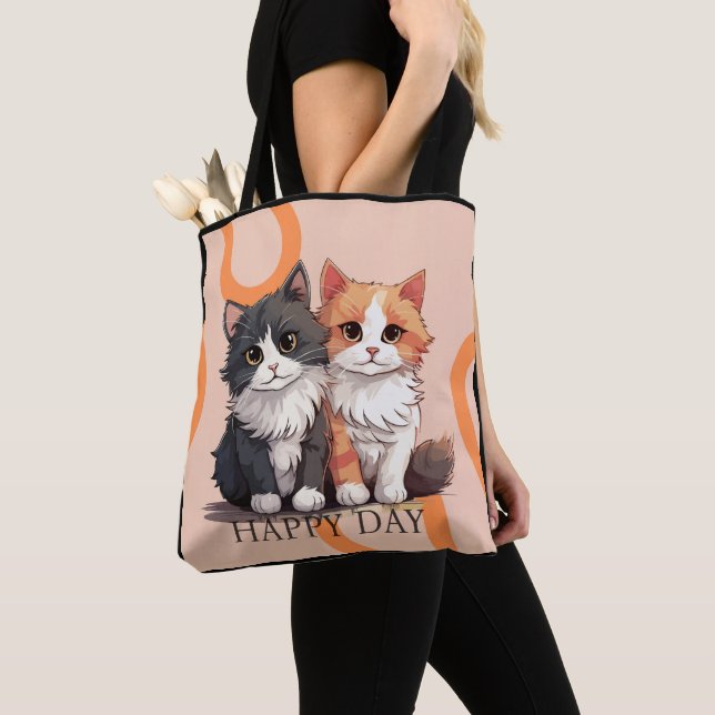 Saco Tote de Imagem Personalizada – Personalizado  (Close Up)