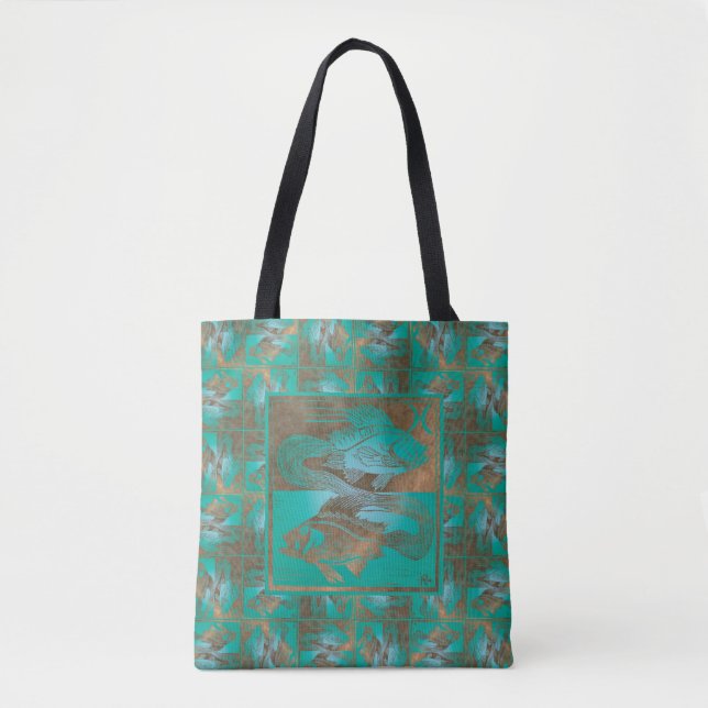 Saco Tote de Peixes (Frente)