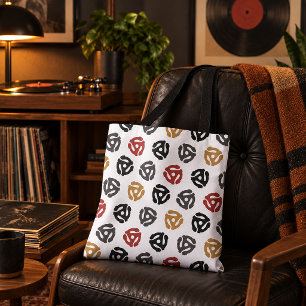 Saco Tote de Vinil Vintage de 45 RPM – Música Retr