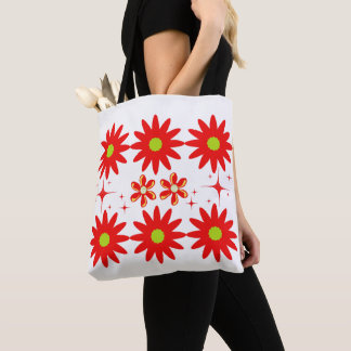 Saco Tote Floral Festivo Starbloom Grid