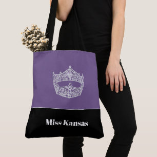 Saco Tote Grande Miss América Silver Crown - Grand