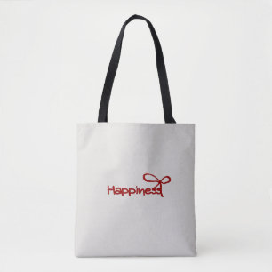 Saco Tote Happiness Bow Saco Tote de Presente Fo