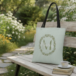 Saco Tote Monograma com Coroa de Oliveira Personal