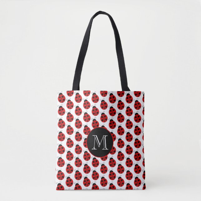 Saco Tote Monograma de Joaninha (Frente)