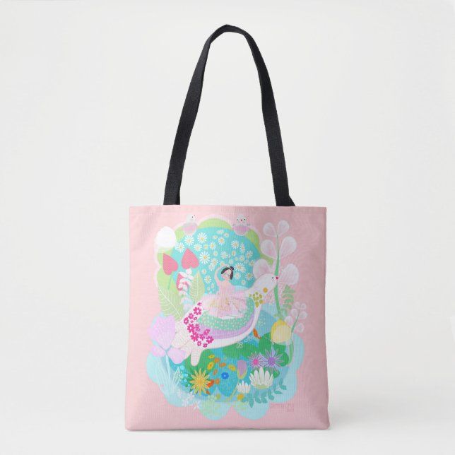 Saco Tote Personalizado com Impressão Total de Bai (Frente)