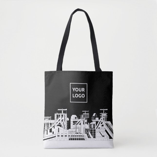 Saco Tote Personalizado com Logotipo e Silhueta In (Frente)