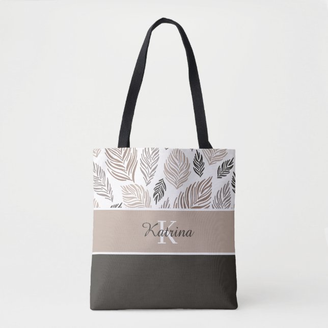 Saco Tote Personalizado Com Nome (Frente)