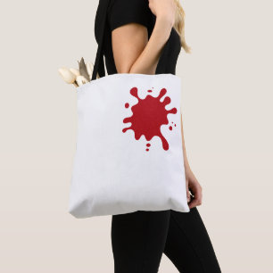 Saco Tote Personalizado – Impressão Vermelha Splas