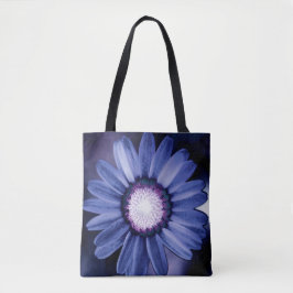 Saco Tote Purple Rustic Daisy
