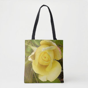 Saco Tote Rosa Amarela