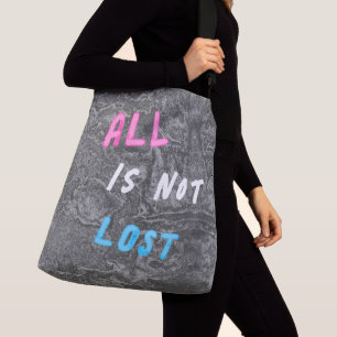 Saco Tote Visível Aliado Esperança Grunge