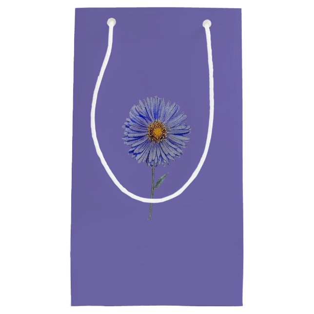 SACOLA DE PRESENTE ARTE E DESIGN ESTILO FLORAL (Frente)