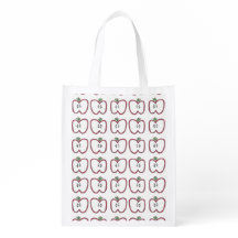 Apple vermelho corta o saco