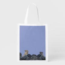 Bolsa de compra reutilizável Pika