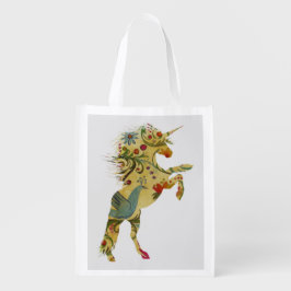 Sacola Ecológica Bonito Boho Unicorn