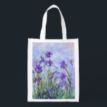 Sacola Ecológica Claude Monet - Lilac Irises / Iris Mauves<br><div class="desc">Lilac Irises / Iris Mauves - Claude Monet,  1914-1917</div>