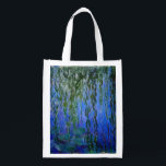 Sacola Ecológica Claude Monet - Lírios d'água com salgueiro chorand<br><div class="desc">Lírios d'água com galhos salgados chorões / Ninfheas avec rameaux de saule,  por Claude Monet,  em 1916-1919</div>