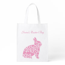 Coelhinho da Páscoa cor-de-rosa dos corações