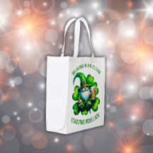 Dia de São Patrício Gnomo Bonito com Cerveja |