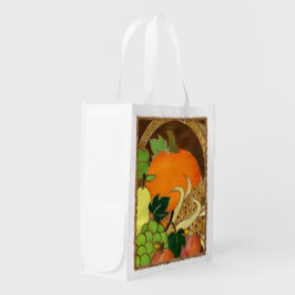 Sacola Ecológica Elegante Ação de Graças Mídia Mista GIFT PIE BAG