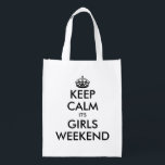 Sacola Ecológica Fique calmo, é moça de compras engraçada para o fi<br><div class="desc">Calma, é uma bolsa de compras divertida para o fim de semana das meninas. Mantenha calma e carregar na bolsa de meme para a festa de solteira, chá de panela, viagem de férias de fim de semana, equipe de casamento, noiva e damas de honra, noite de senhoras, casamento etc. Faça...</div>